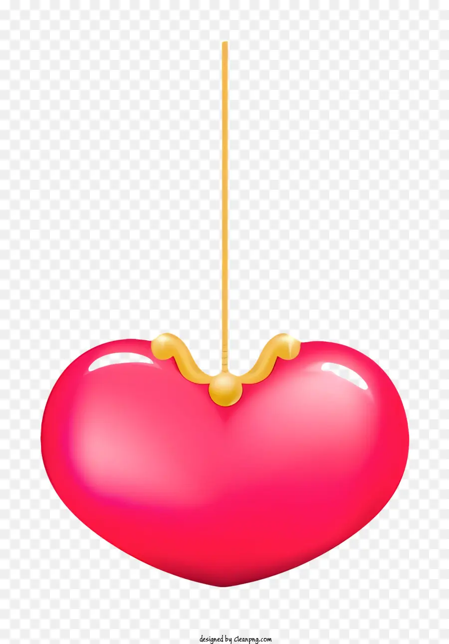 Сердце в форме объекта，Розовый Материал PNG