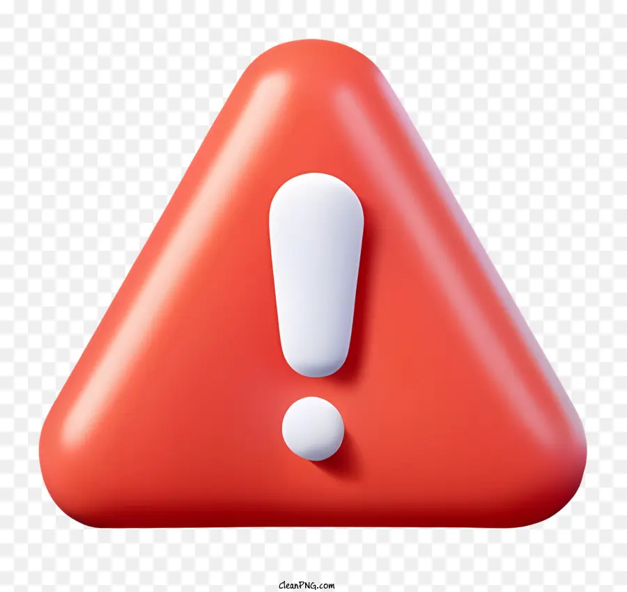Красный Треугольник，восклицательный знак PNG