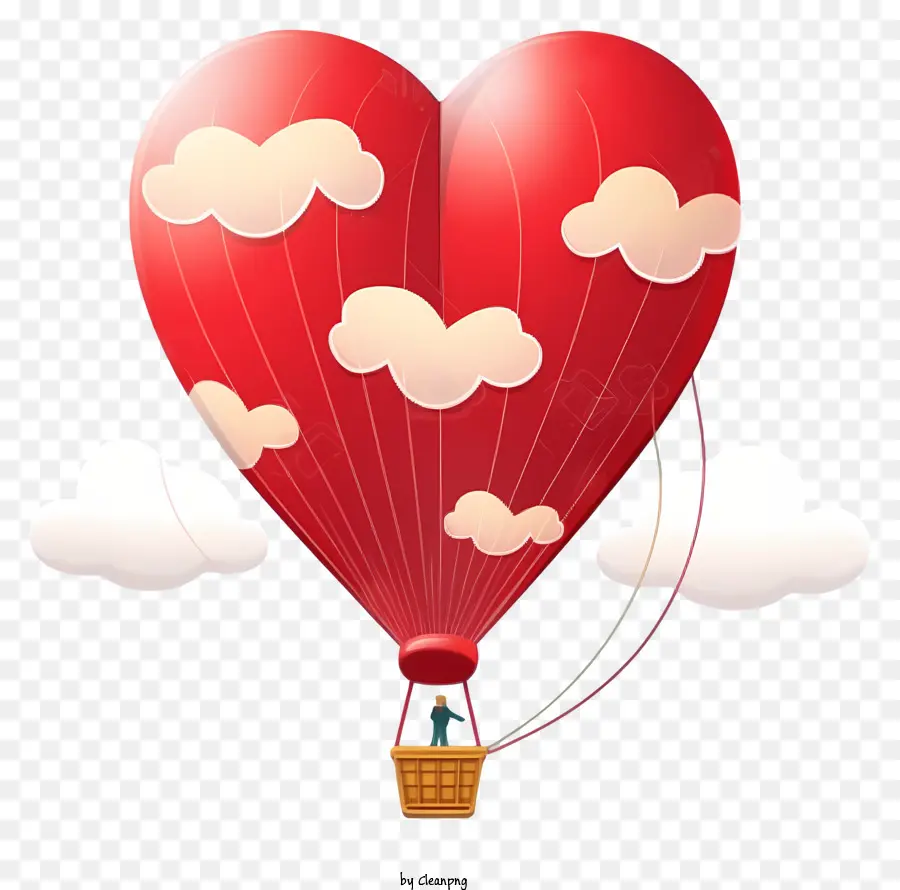 горячий воздух воздушный шар，романтический воздушный шар PNG