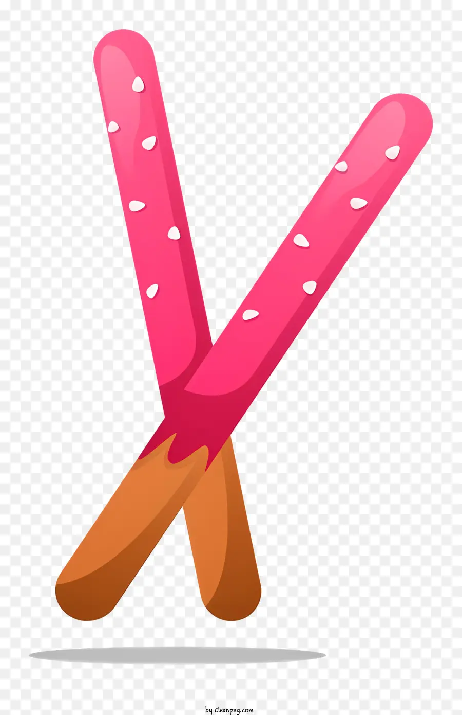 Розовая фигура，Xshaped Stick фигура PNG