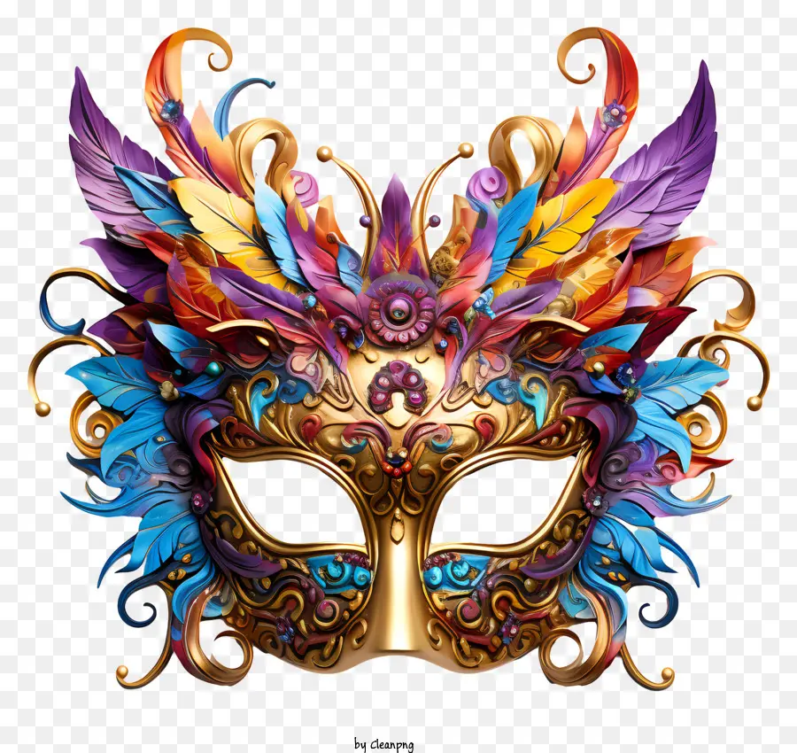 красочная маска，Декоративная маска PNG