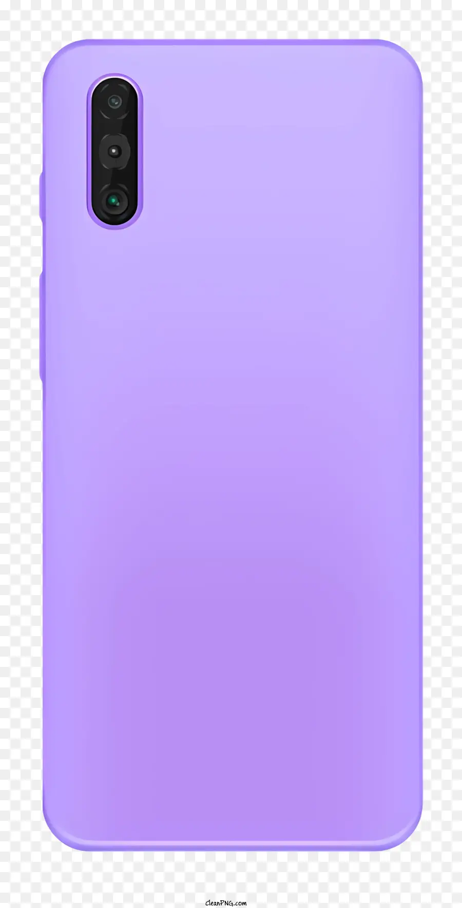 фиолетовый телефон，темно фиолетовый экран PNG