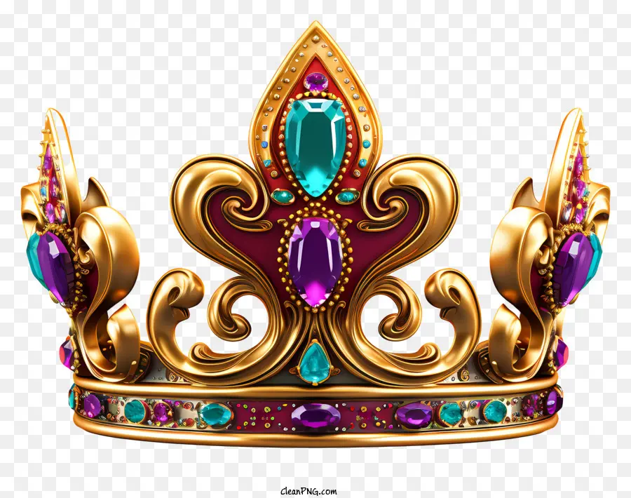 Золотая Корона，корону королевы PNG