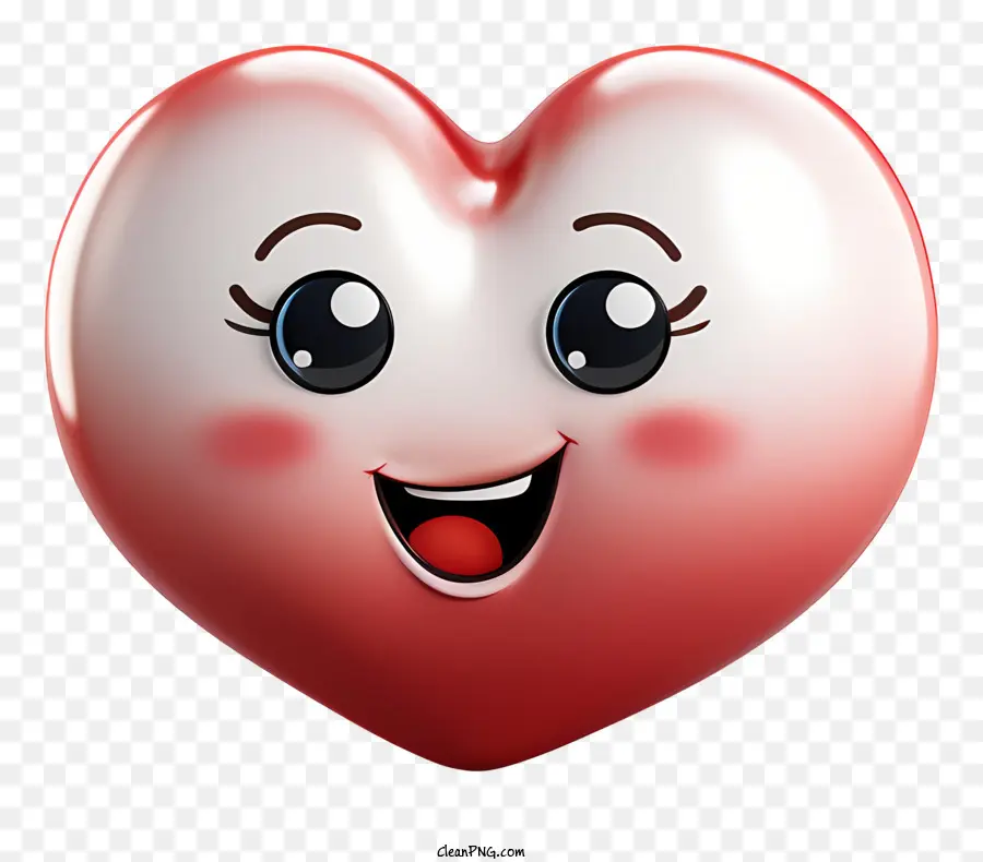 мультфильм сердце，смайлик сердце PNG