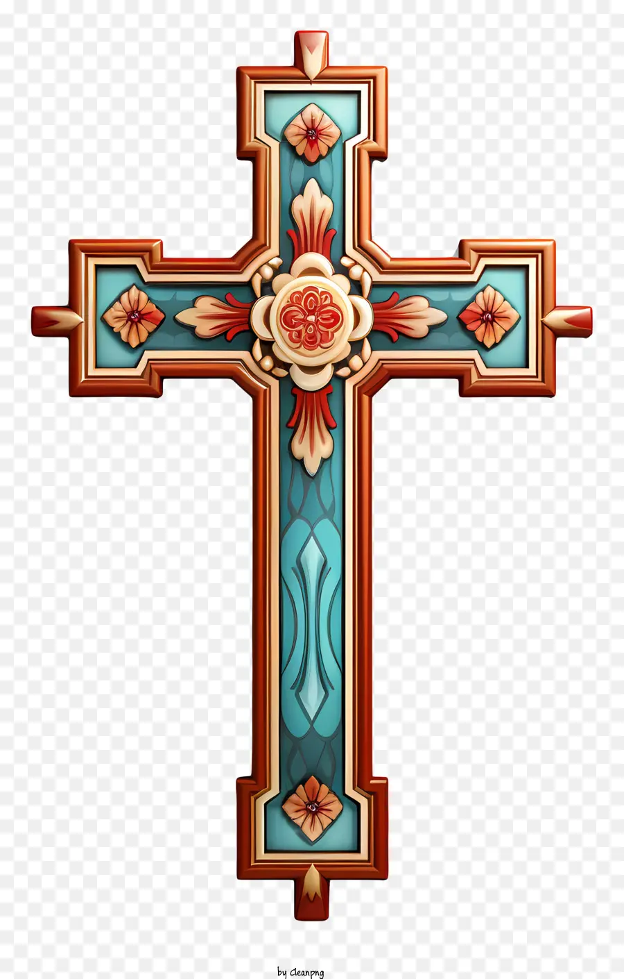 церковный крест，Религиозный символ PNG