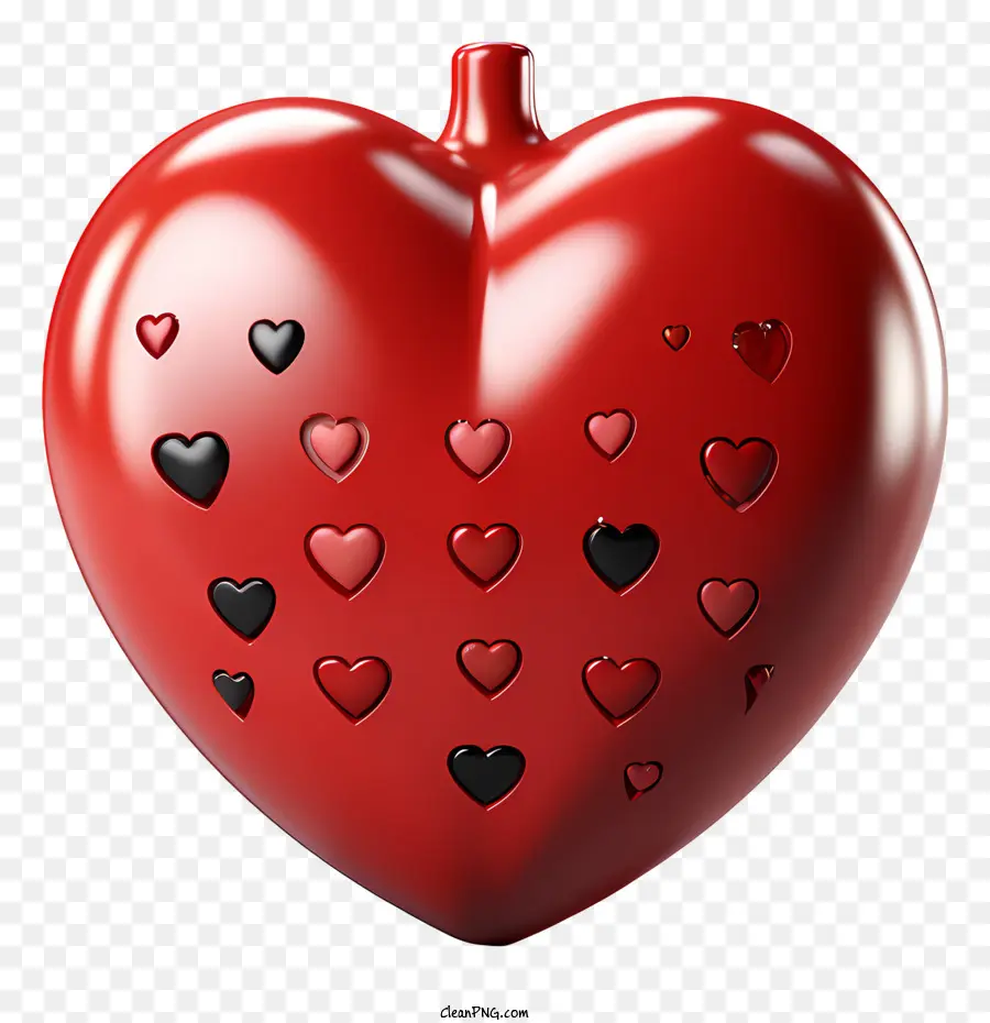 красное сердце，формы сердца PNG