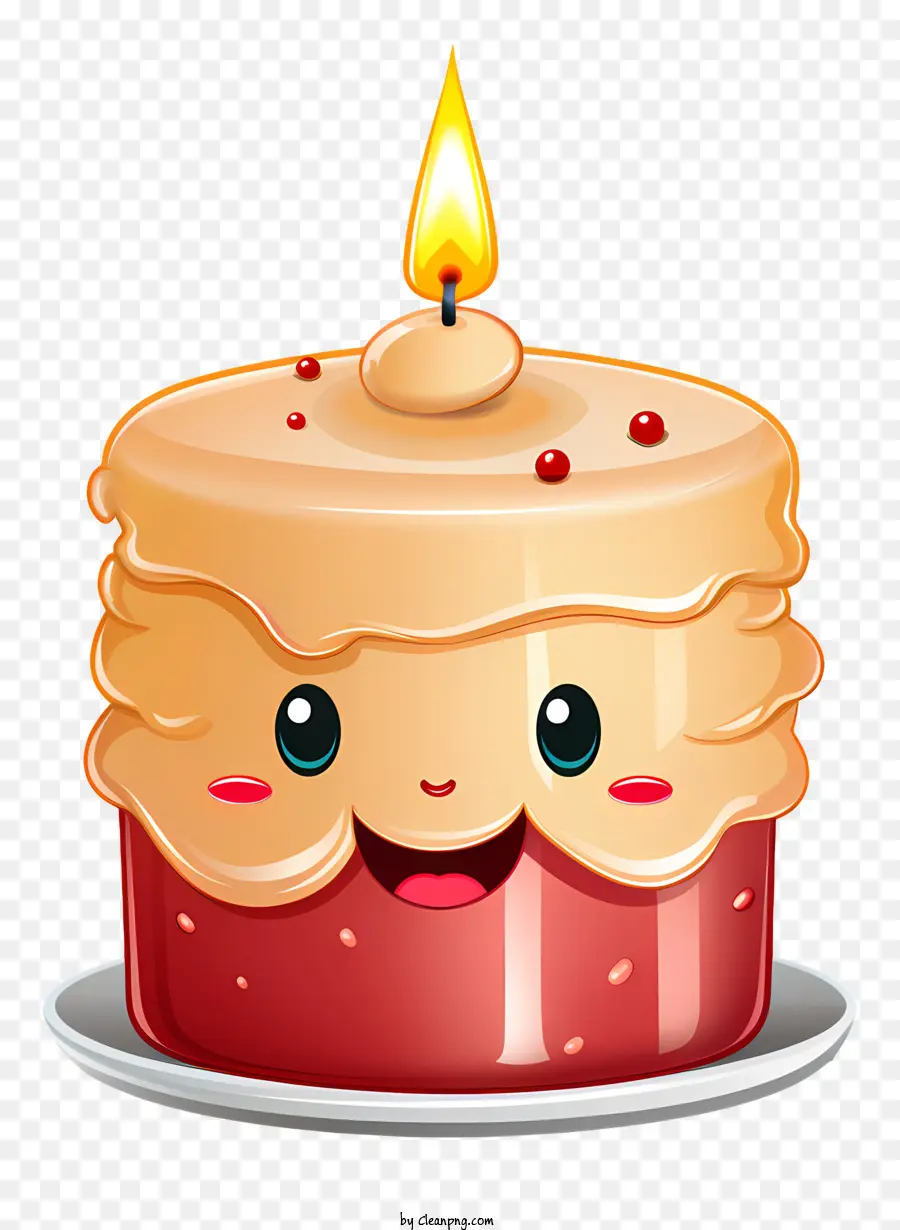 мультфильм торт，День рождения Торт PNG