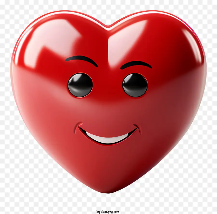 сердце Emoji，Улыбающее лицо эмодзи PNG