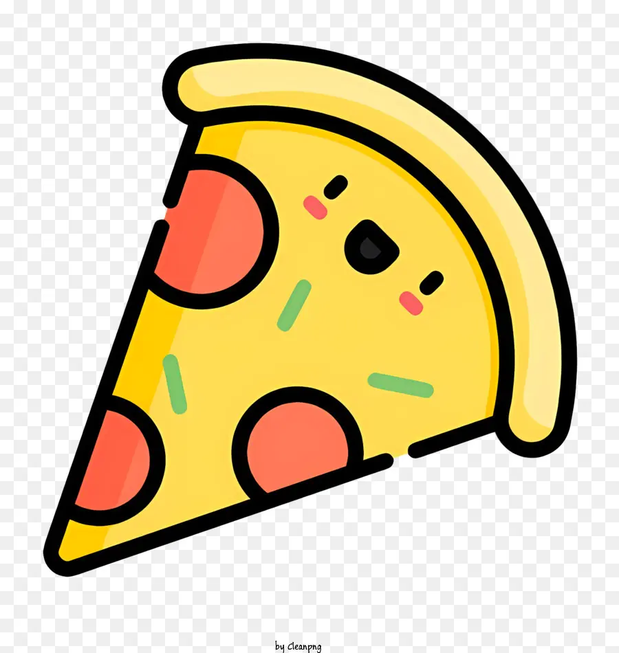 Симпатичный кусочек пиццы，Реалистичное изображение пиццы PNG