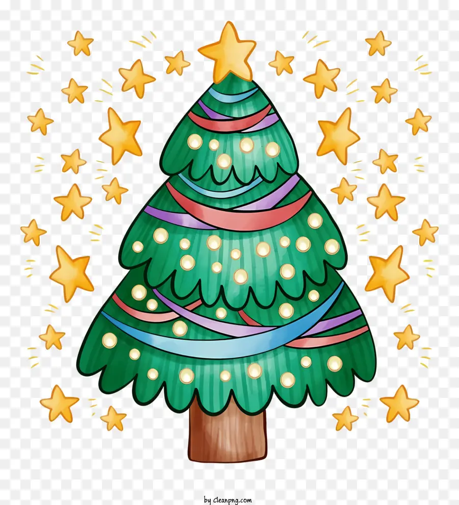 Рождественская елка，Christmas Decorations PNG