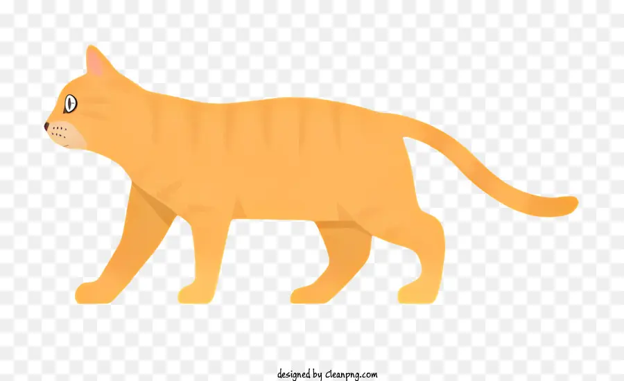 Симпатичная апельсиновая кошка，коричневый меховой кот PNG