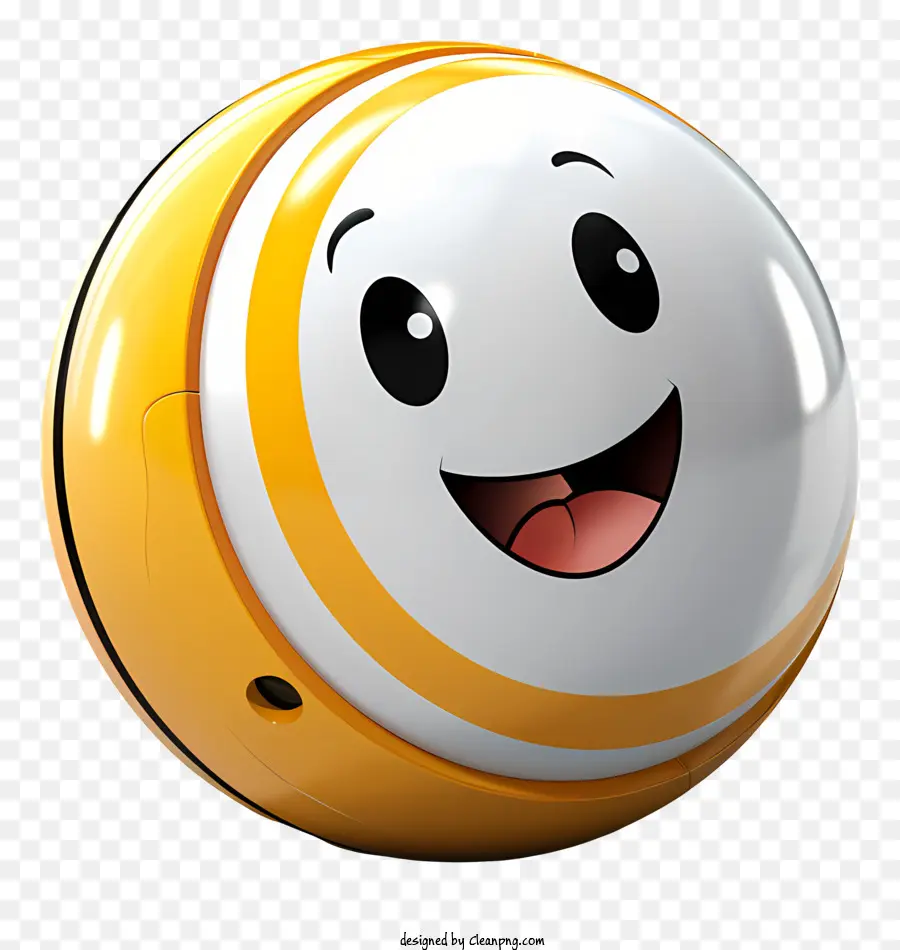 Smiley Face Ball，Желтый шарик со очками PNG