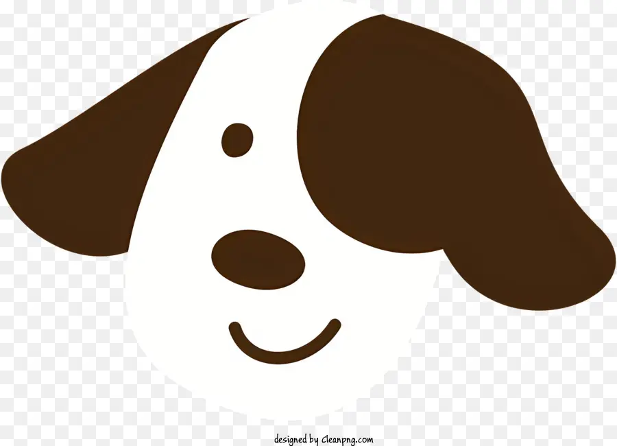 коричневая и белая собака，счастливая собака PNG