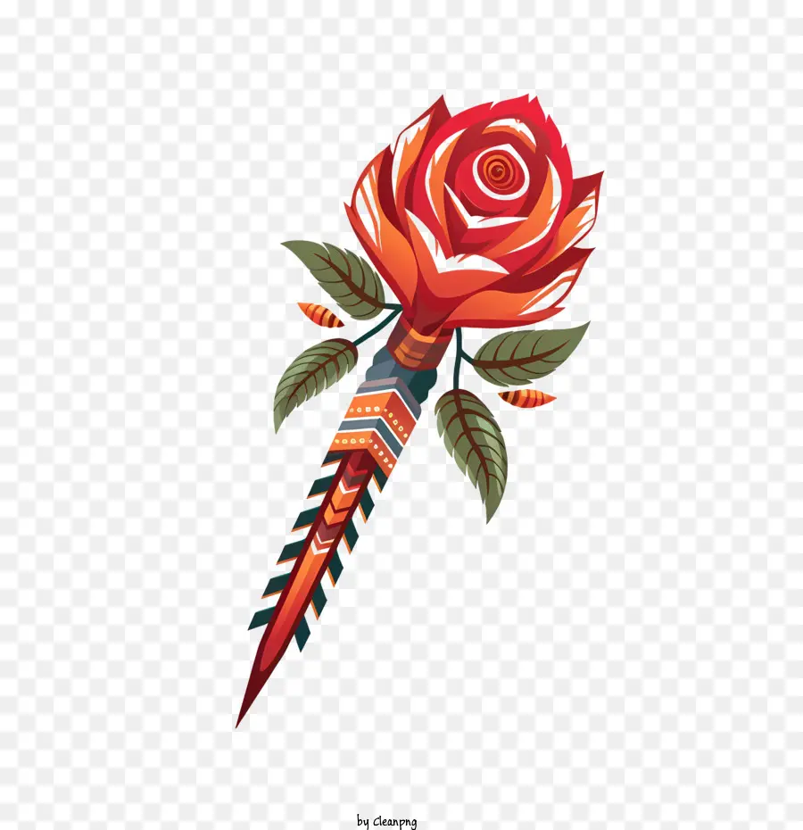 Индийский Стрелка，цветок PNG