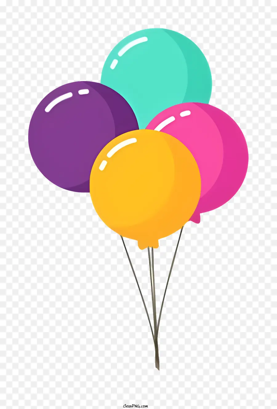 красочные воздушные шары，плавающие шары PNG