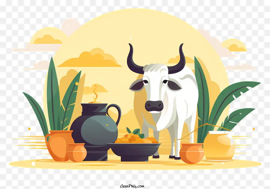 корова，Поле PNG