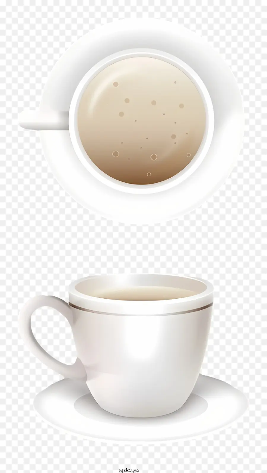 Чашка кофе，Блюдце PNG