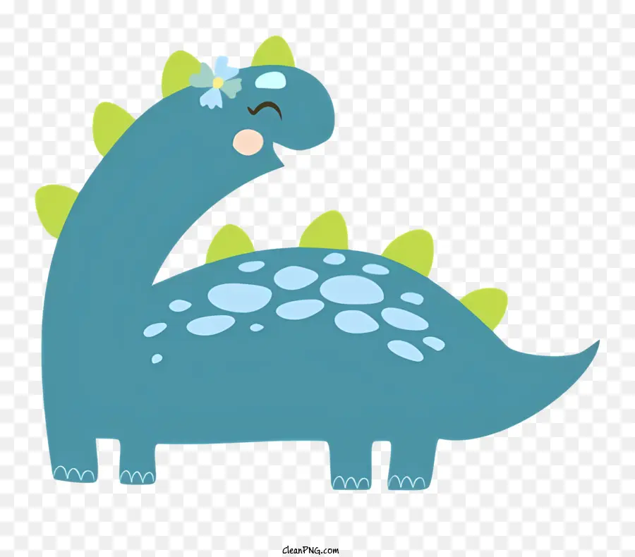 маленький динозавр，синий динозавр PNG