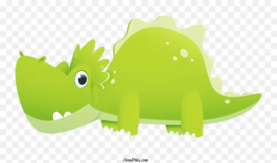 мультфильм Динозаврик，Зеленый динозавр PNG