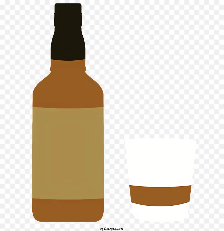 Виски，коричневый бутылка PNG