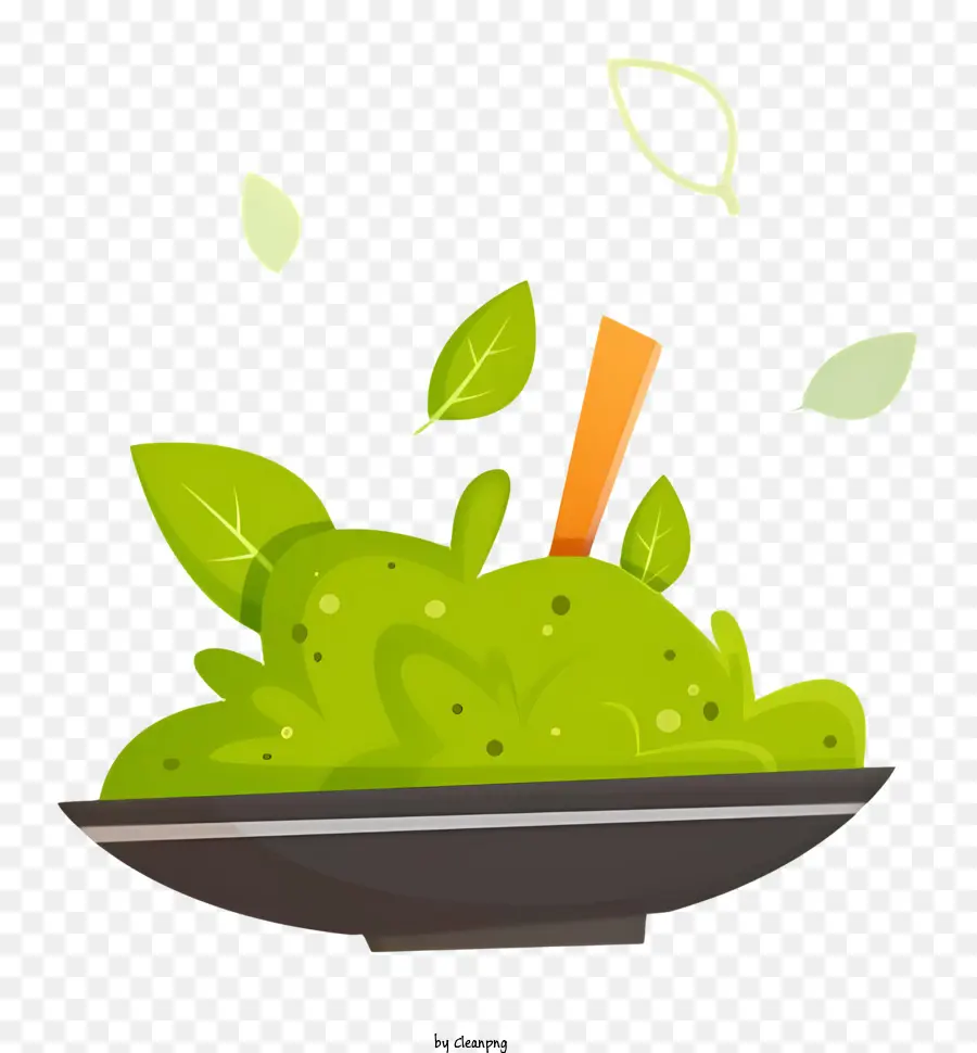 Зеленый салат，миска салата PNG