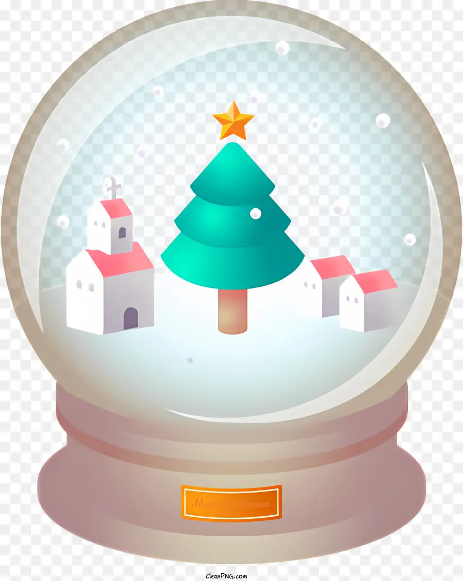 Christmas Decorations，снежный шар PNG
