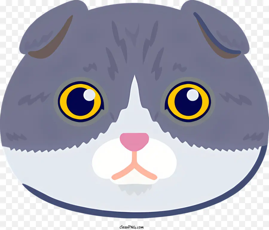 мультфильм кот，коричневый мех PNG