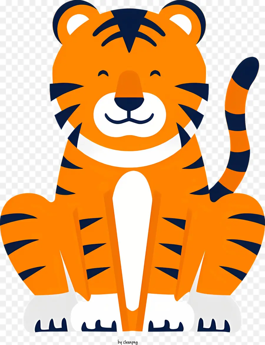 Тигр，апельсиновый и черный тигр PNG