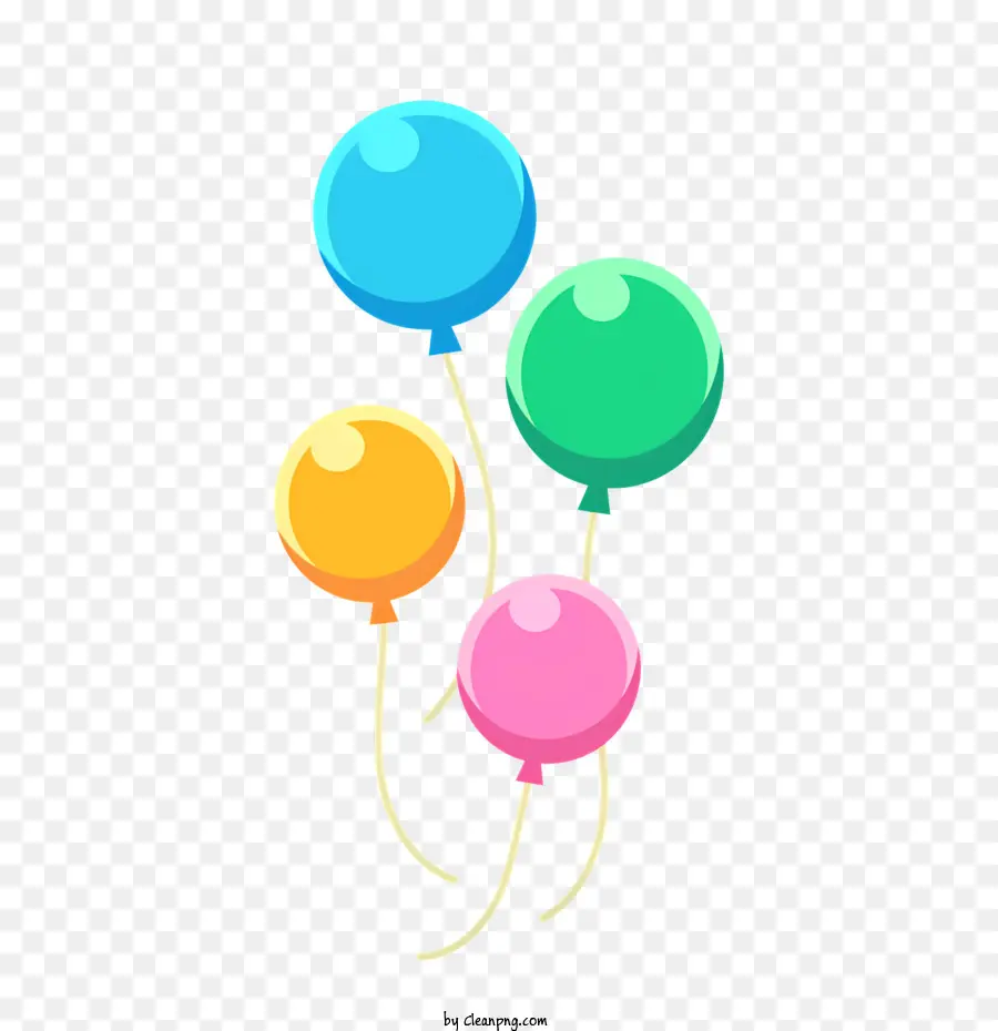 воздушные шары，Colors PNG
