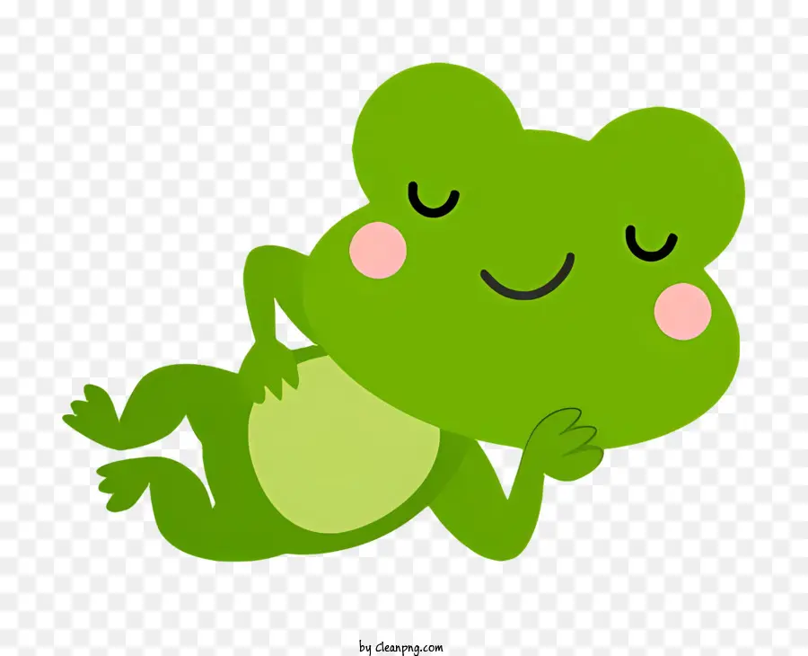Милая лягушка，мультфильм лягушка PNG
