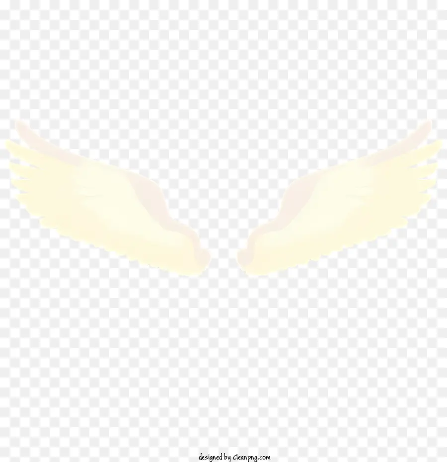 Крылья，белые объекты PNG