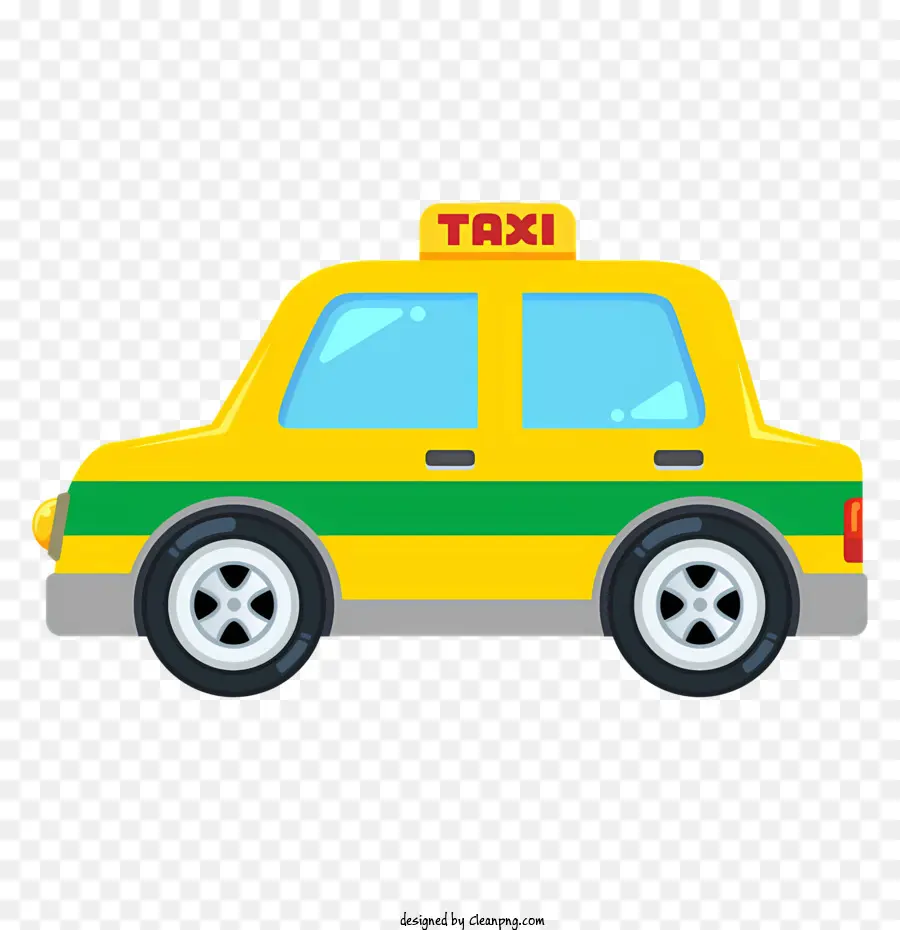 Такси，Желтое такси PNG