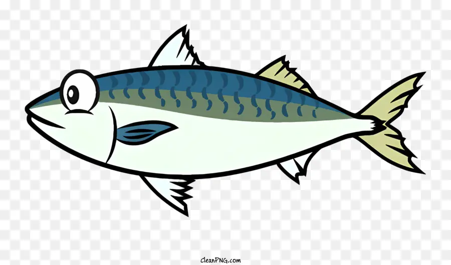 синяя рыба，Круглый тело PNG