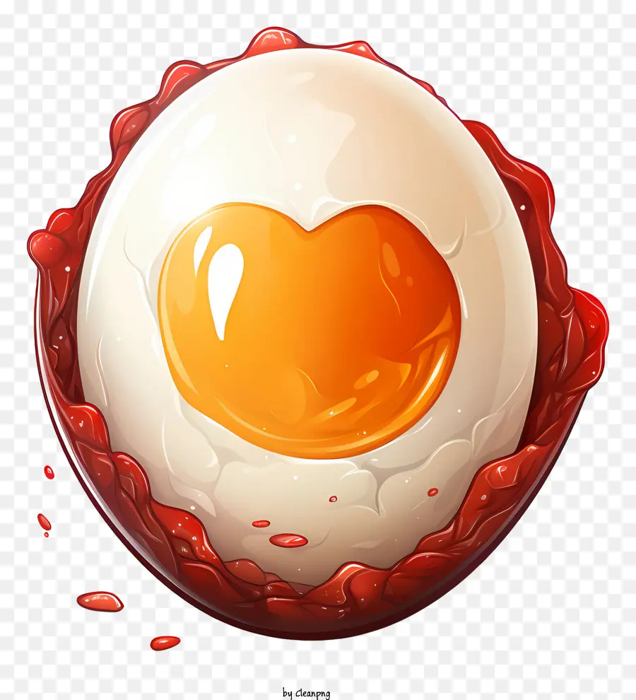 Сваренное вкрутую яйцо，Приготовленное яйцо PNG