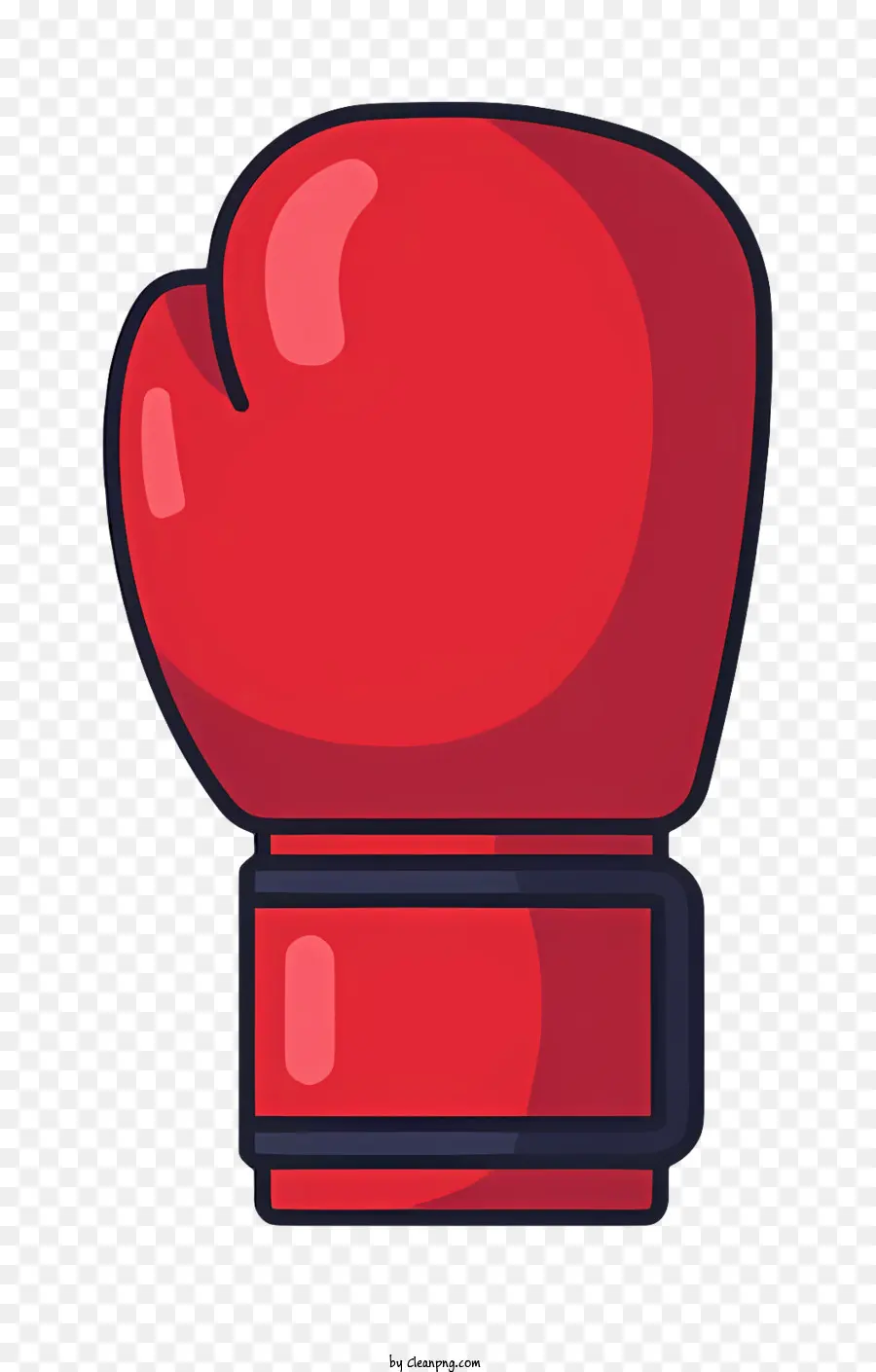 боксерские перчатки мультфильм，Красная боксерская перчатка PNG