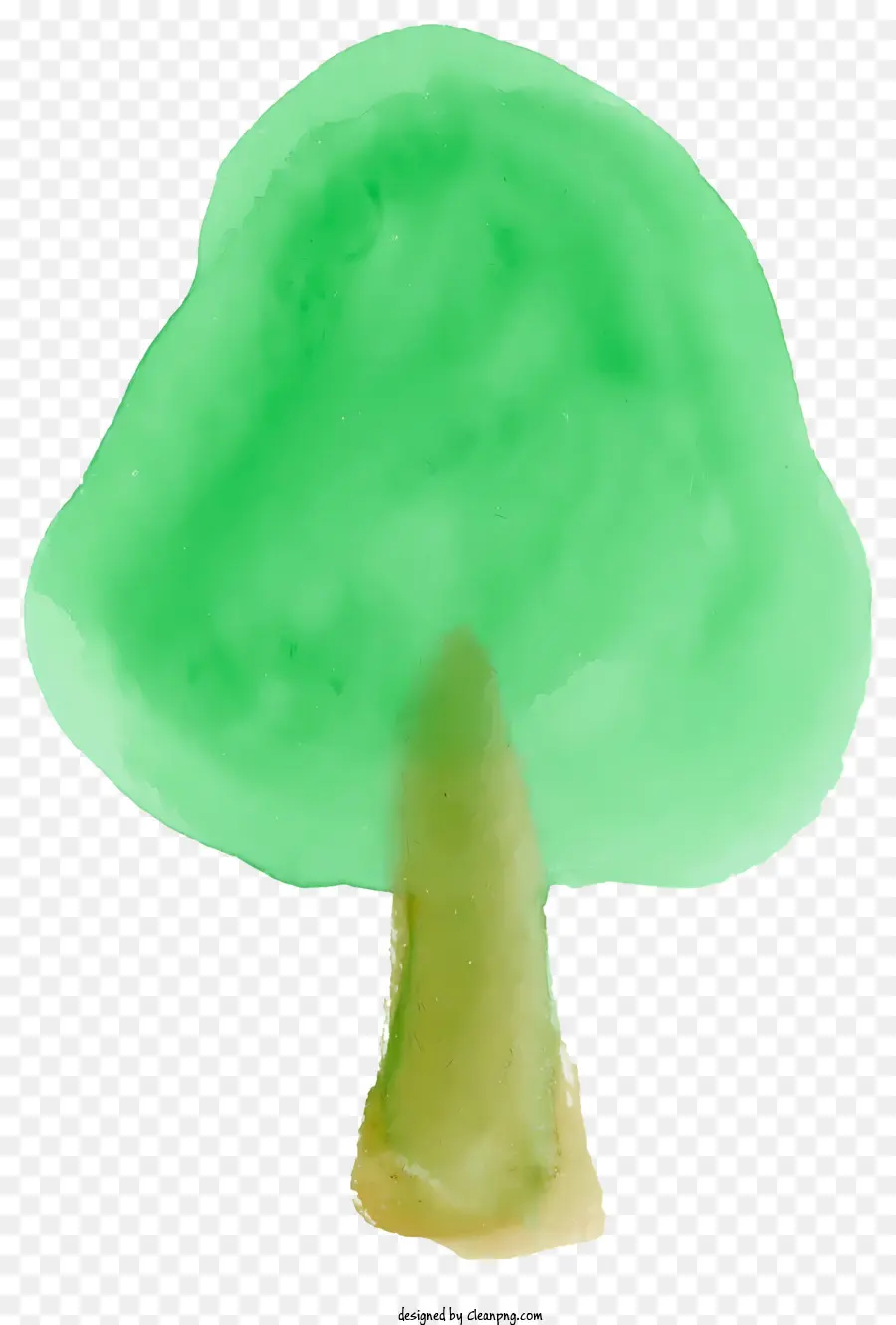 мультфильм，зеленое дерево PNG
