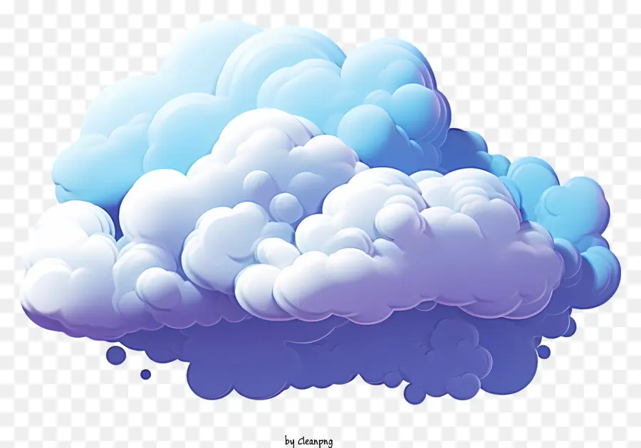 мультипликационное облако，Компьютерная облако PNG