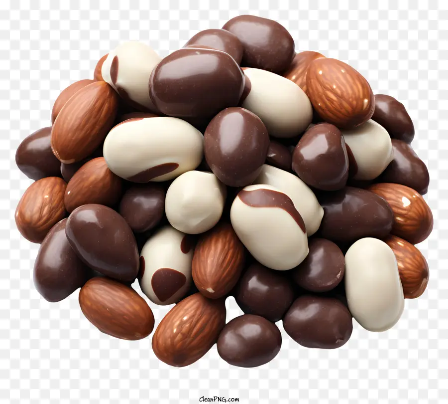 шоколад все покрыто день，Nuts PNG