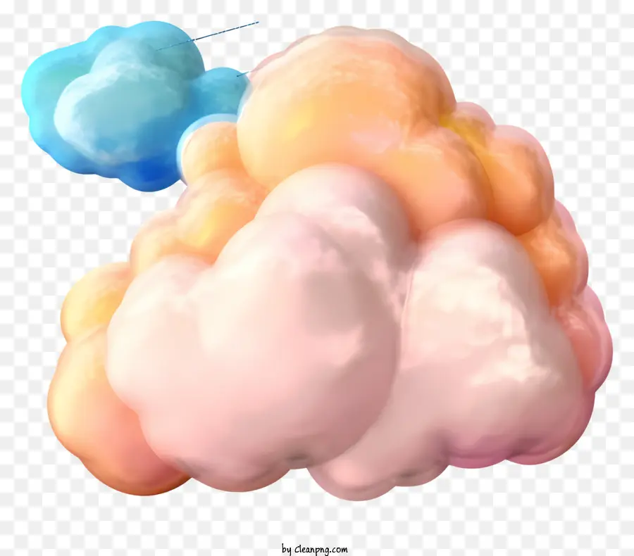 акварельное облако，облака PNG