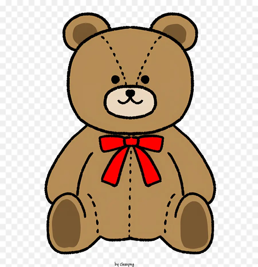 мультфильм，коричневый плюшевый медведь PNG