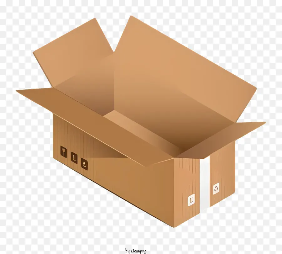 Коробка，открытая коробка PNG