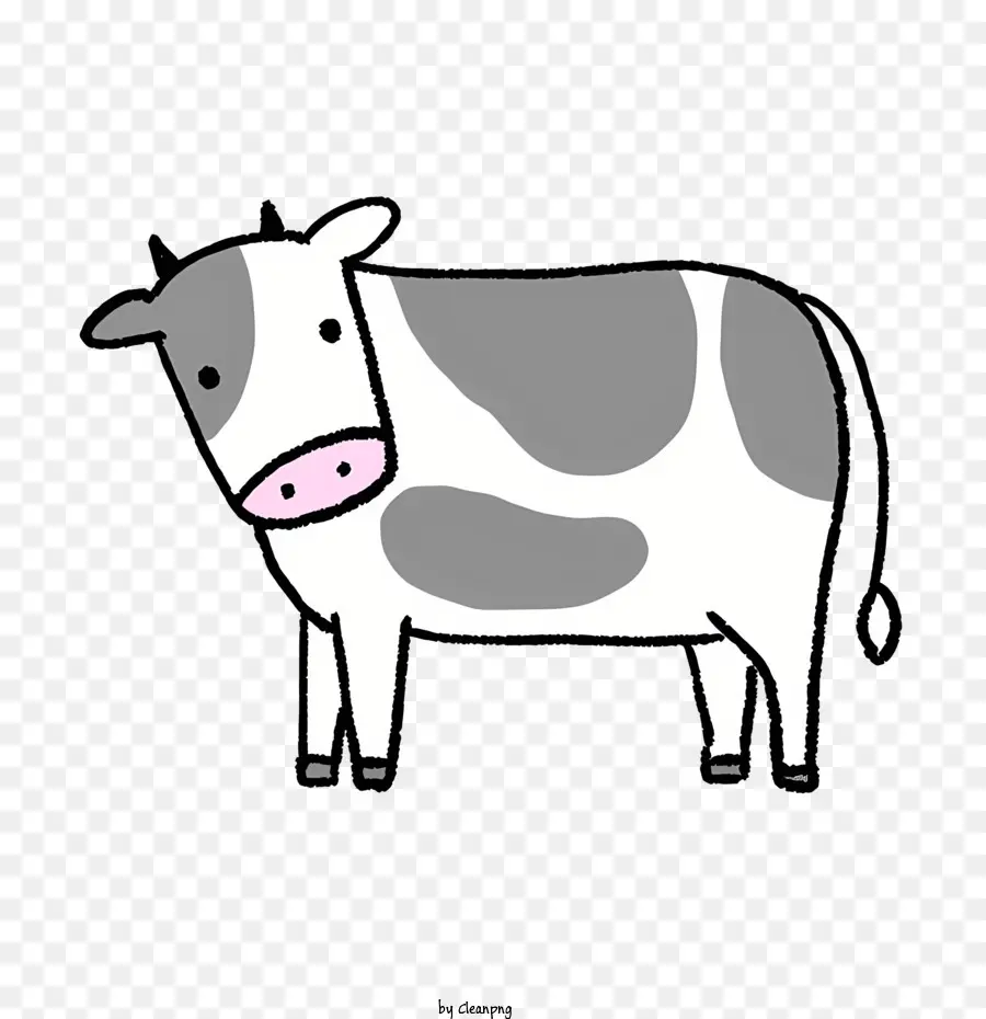 мультфильм，Cartoon Cow PNG