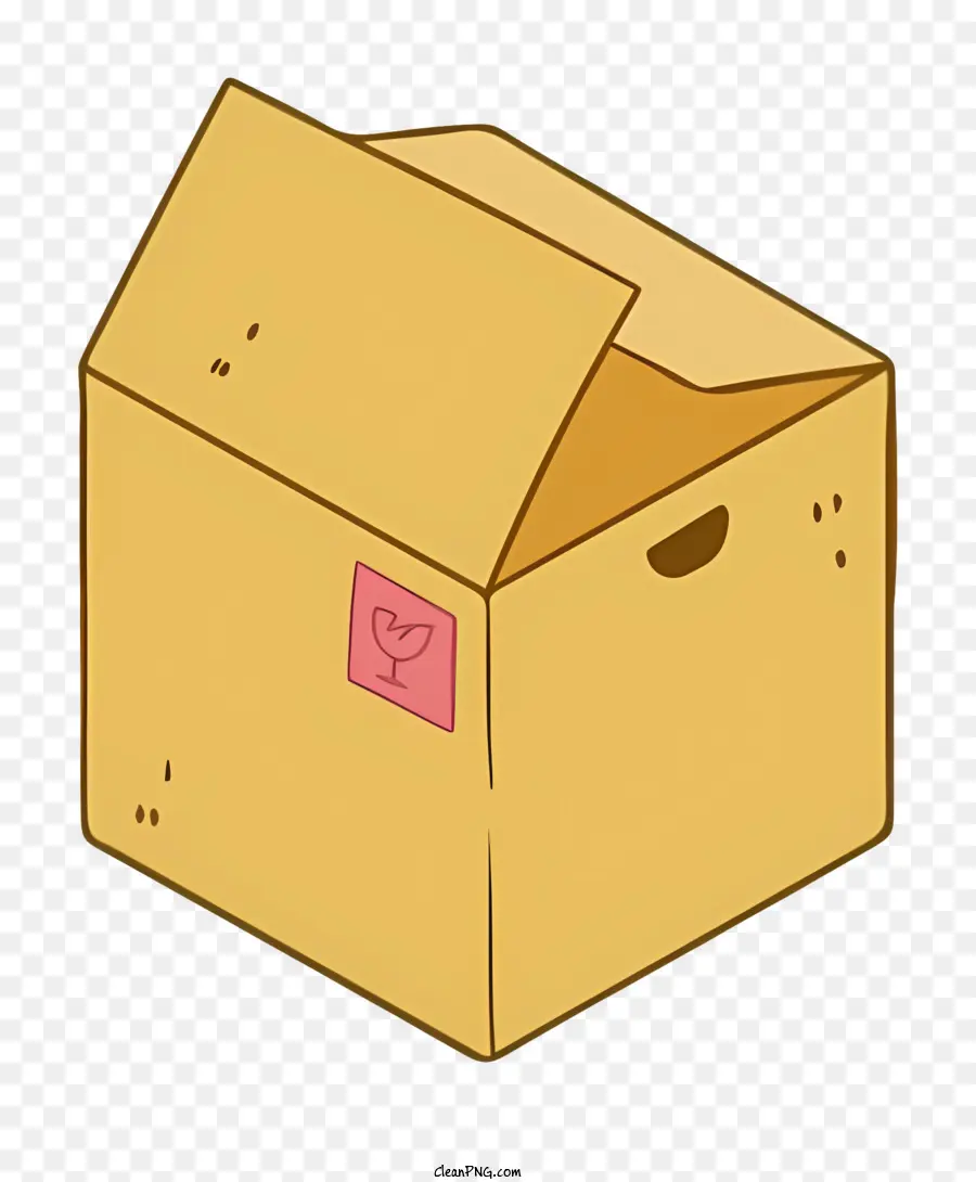 Коробка，открытая картонная коробка PNG