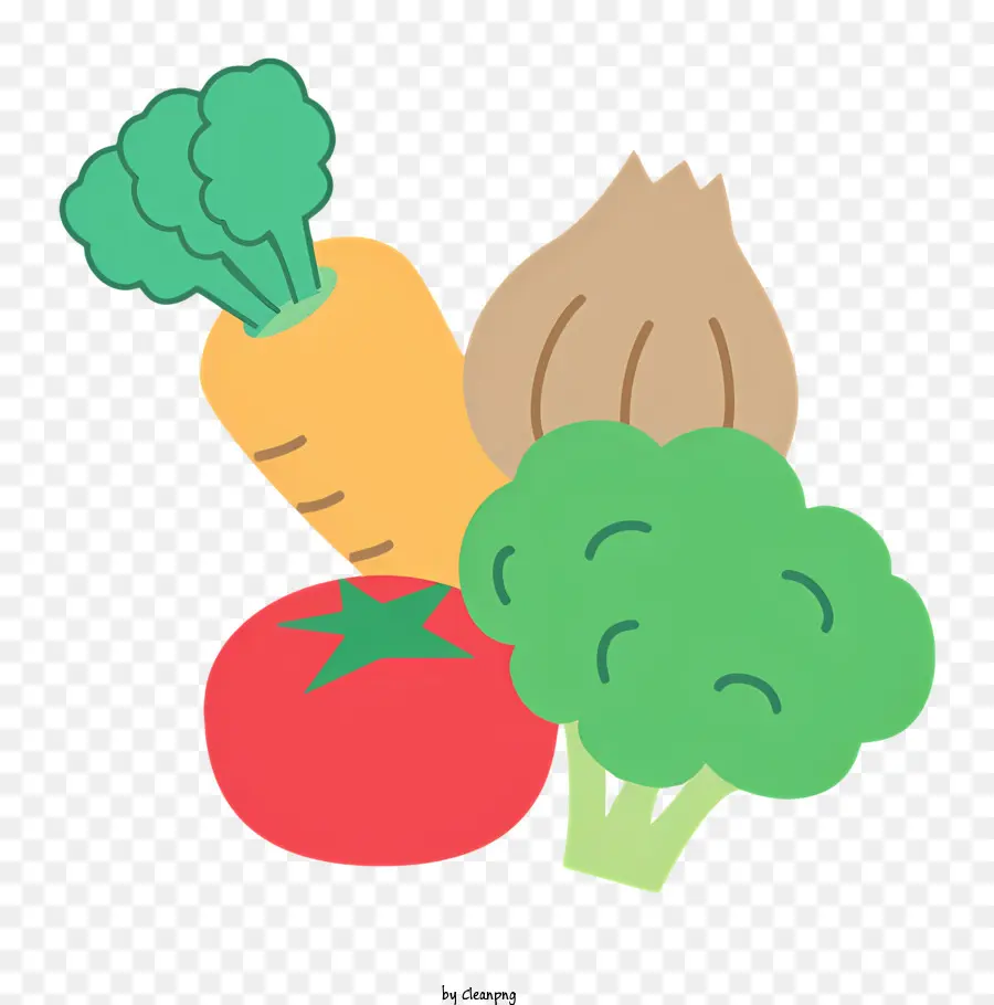 мультфильм，свежие овощи PNG