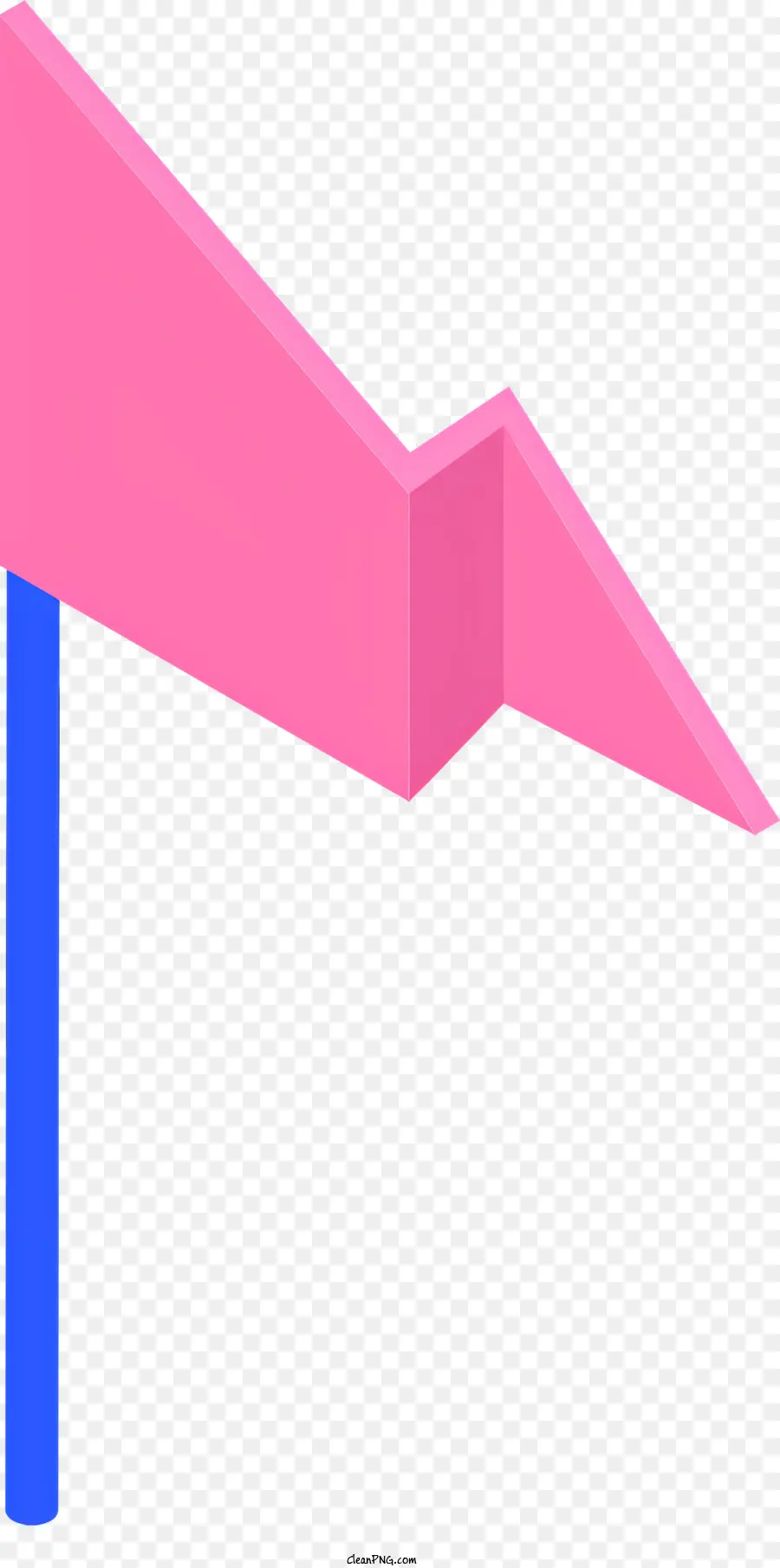 мультфильм，Розовый Флаг PNG