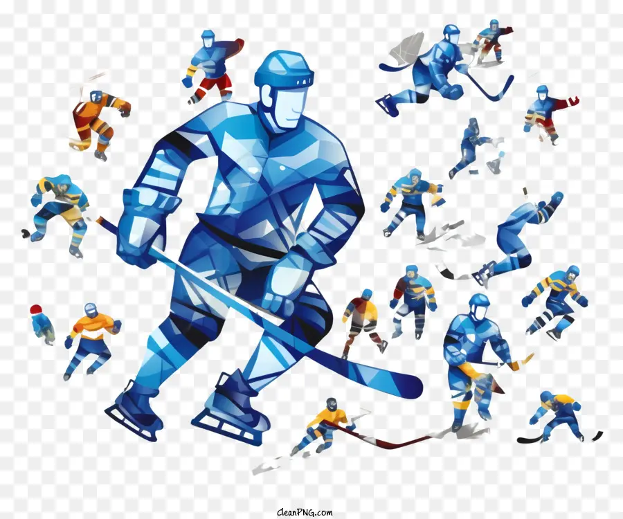 каракули для майки хоккей，Ice Hockey PNG