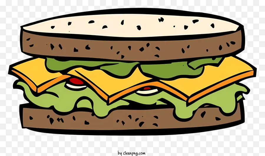 мультфильм，мультипликационный бутерброд PNG