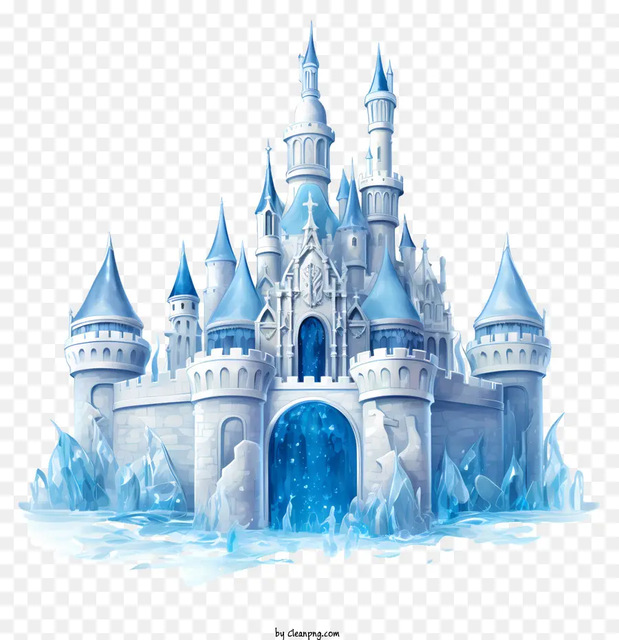Ледовый дворец，ледяной замок PNG
