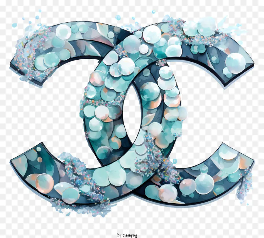 Логотип Шанель，Шанель Серебряная надпись PNG