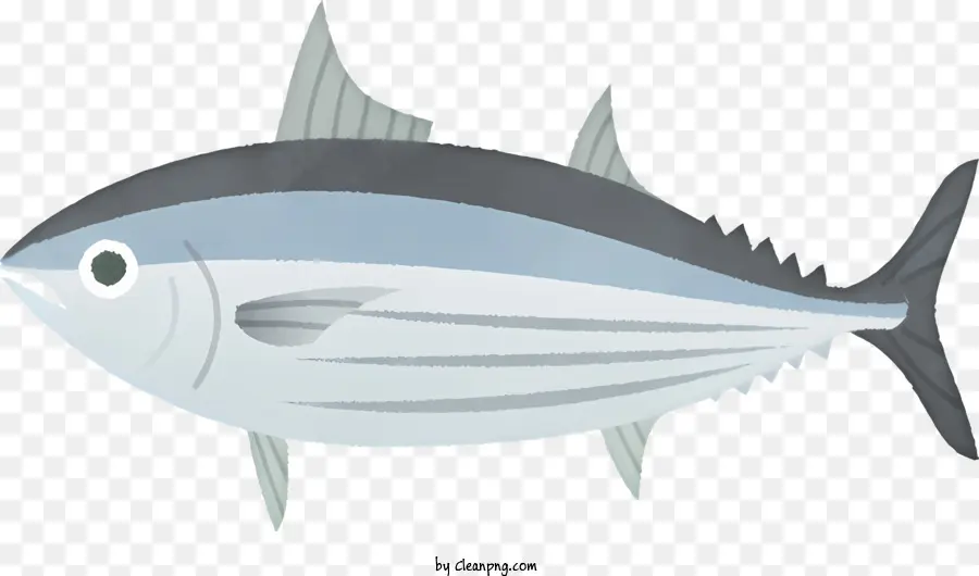 мультфильм，Голубая рыба PNG